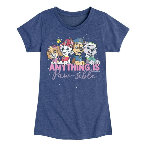 Paw Patrol - Anything Is Paw-Sible - Toddler And Youth Girls Short Sleeve Graphic T-Shirt