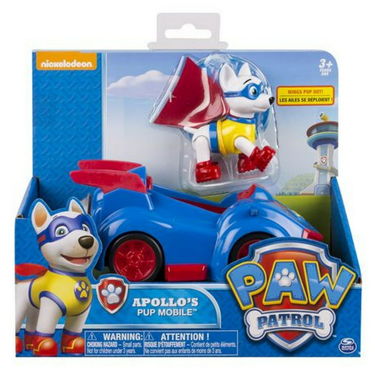 Paw Patrol - Apolloâ€™S Pup Mobile - Vehicle And Figure - Walmart.Com