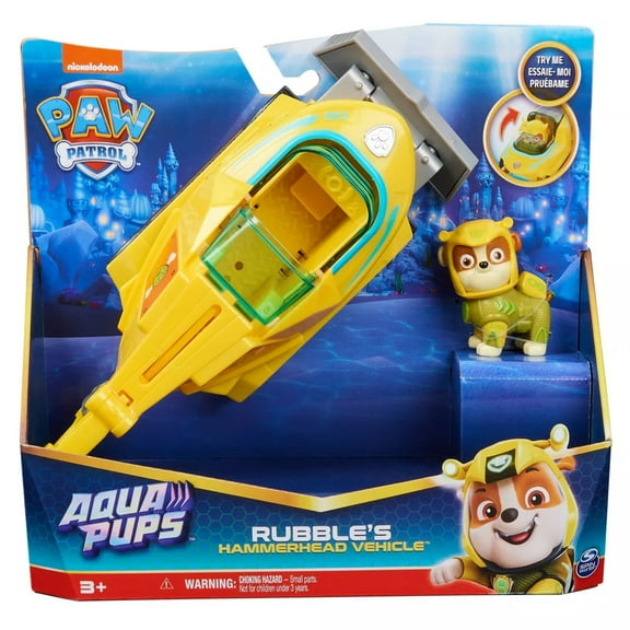 Paw Patrol Aqua Pups Rubble's Hammerhead Vehicle