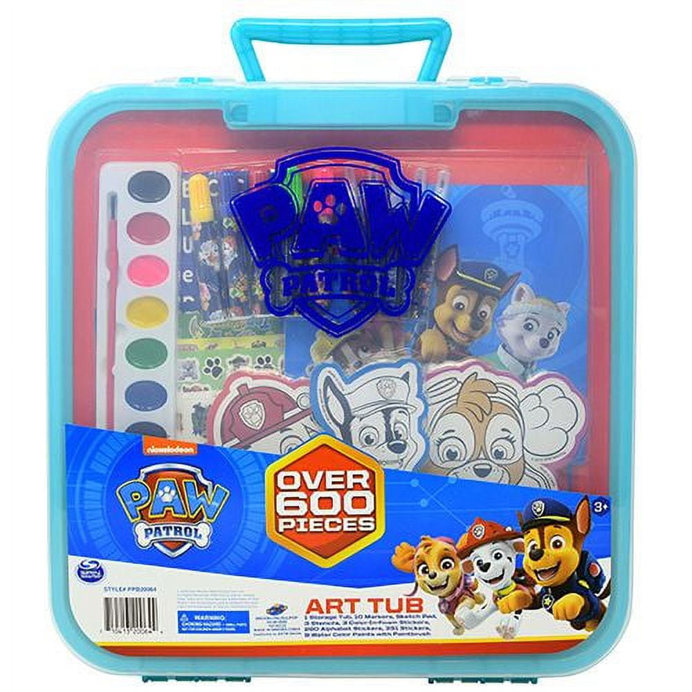Paw Patrol Art activity Set in Storage Tub