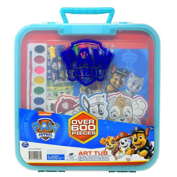 Paw Patrol Art activity Set in Storage Tub