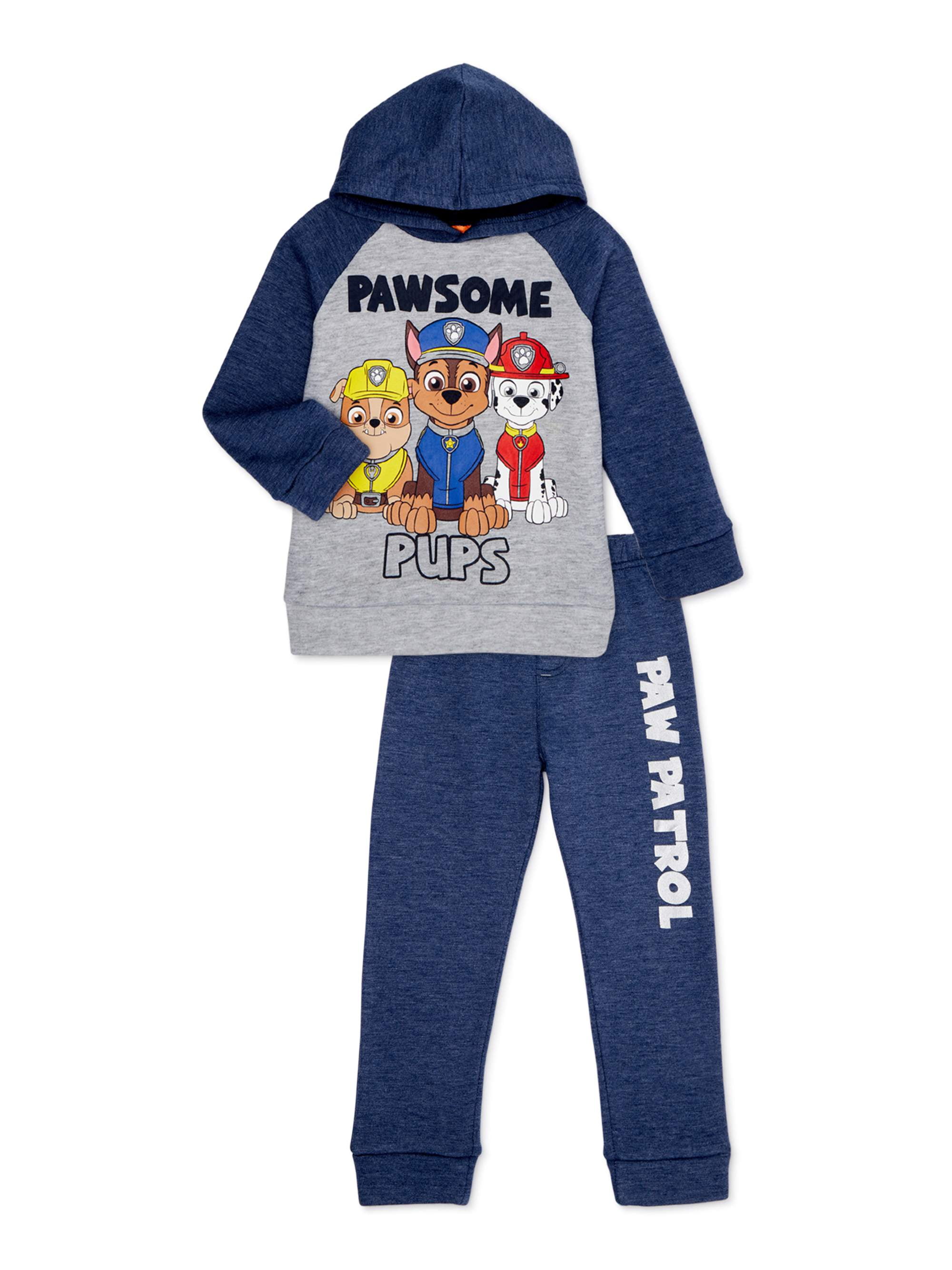 PAW Patrol 2-piece Toddler Boy Chase Colorblock Sweatshirt and Solid Pants Set