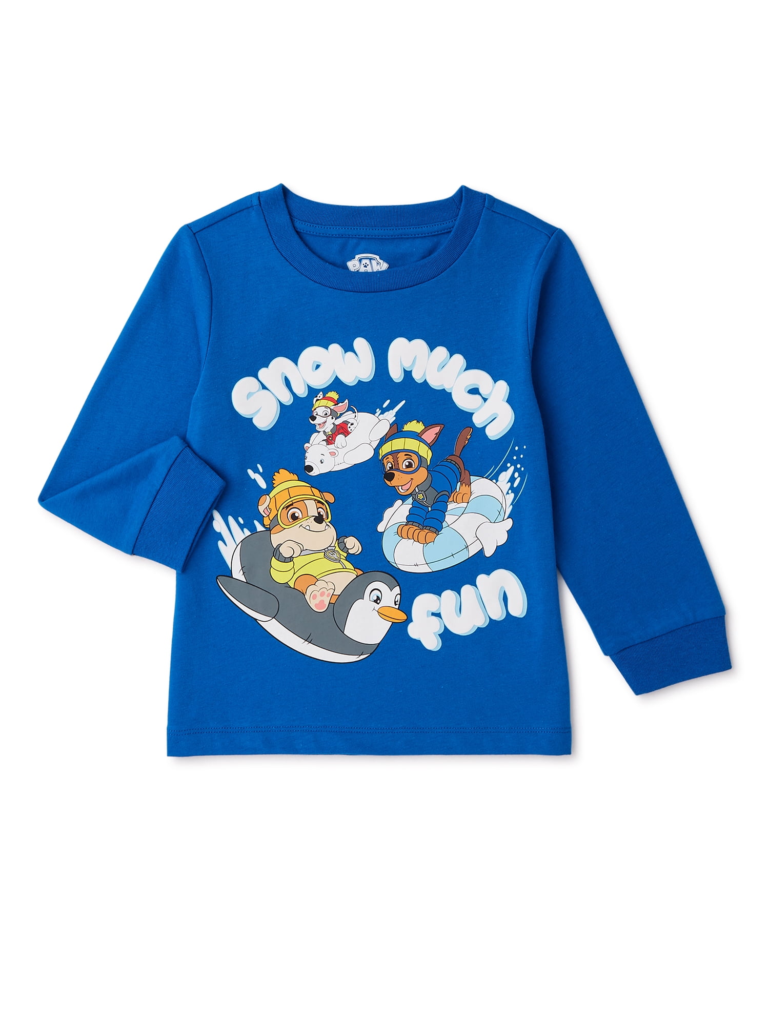 Paw Patrol Baby Girls & Toddler Girls Holiday T-Shirt, Sizes 12M-5T