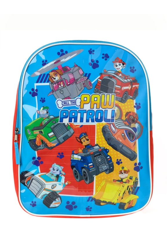 Paw Patrol Backpack 15" Chase Marshall Skye Everest School Bag
