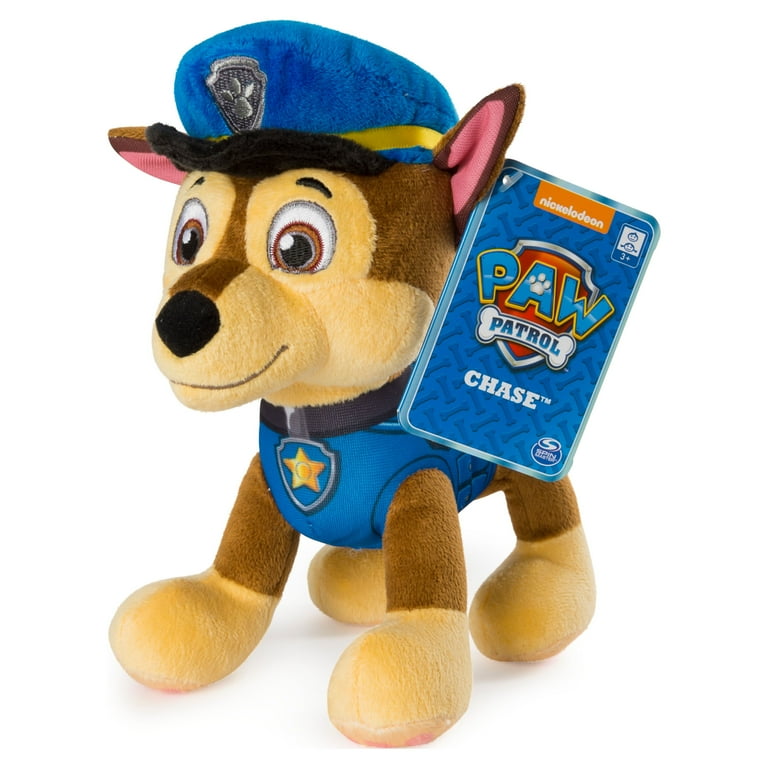 PAW Patrol Basic Plush Assortment - 8.3 Chase Toy - Walmart.com