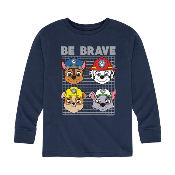 Paw Patrol - Be Brave - Toddler And Youth Long Sleeve Graphic T-Shirt