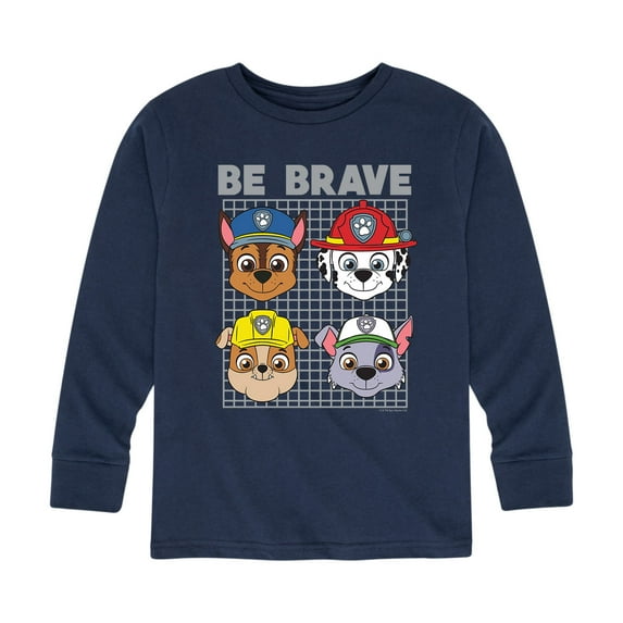 Paw Patrol - Be Brave - Toddler And Youth Long Sleeve Graphic T-Shirt