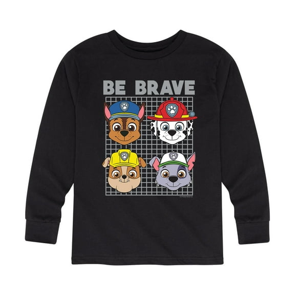 Paw Patrol - Be Brave - Toddler And Youth Long Sleeve Graphic T-Shirt