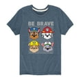 thumbnail image 1 of Paw Patrol - Be Brave - Toddler And Youth Short Sleeve Graphic T-Shirt, 1 of 6