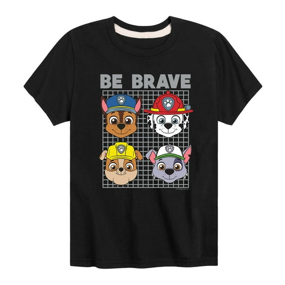Paw Patrol - Be Brave - Toddler And Youth Short Sleeve Graphic T-Shirt
