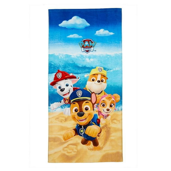 Paw Patrol Beach Towel 28in x 5 8in for kids .
