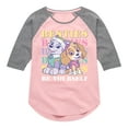 thumbnail image 1 of Paw Patrol - Besties Be Yourself - Toddler And Youth Girls Raglan Graphic T-Shirt, 1 of 6