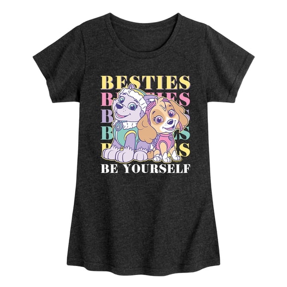 Paw Patrol - Besties Be Yourself - Toddler And Youth Girls Short Sleeve Graphic T-Shirt