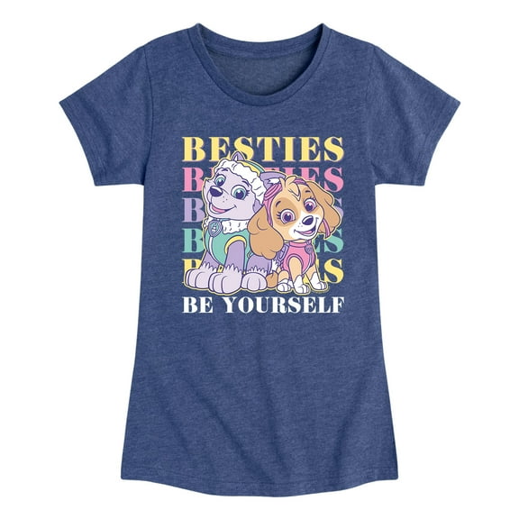 Paw Patrol - Besties Be Yourself - Toddler And Youth Girls Short Sleeve Graphic T-Shirt