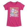 thumbnail image 1 of Paw Patrol - Besties Be Yourself - Toddler And Youth Girls Short Sleeve Graphic T-Shirt, 1 of 6