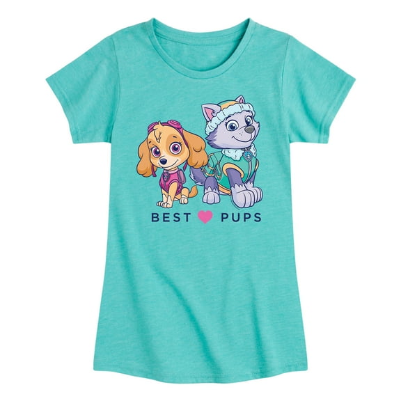 Paw Patrol - Besties Pups - Toddler And Youth Girls Short Sleeve Graphic T-Shirt