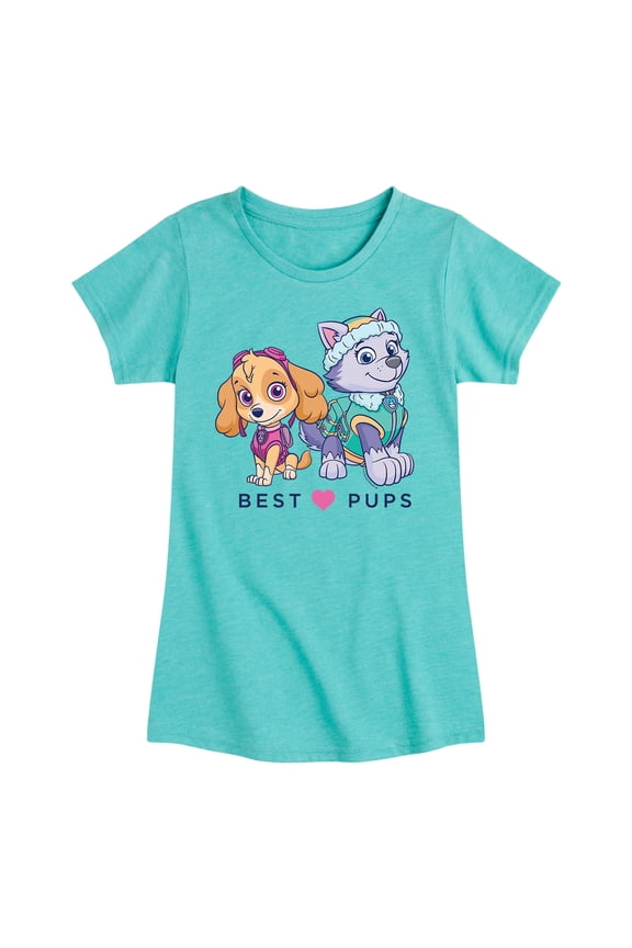 - Besties Pups - Toddler And Youth Girls Short Sleeve Graphic T-Shirt