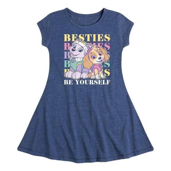 Paw Patrol - Besties - Toddler And Youth Girls Fit And Flare Dress