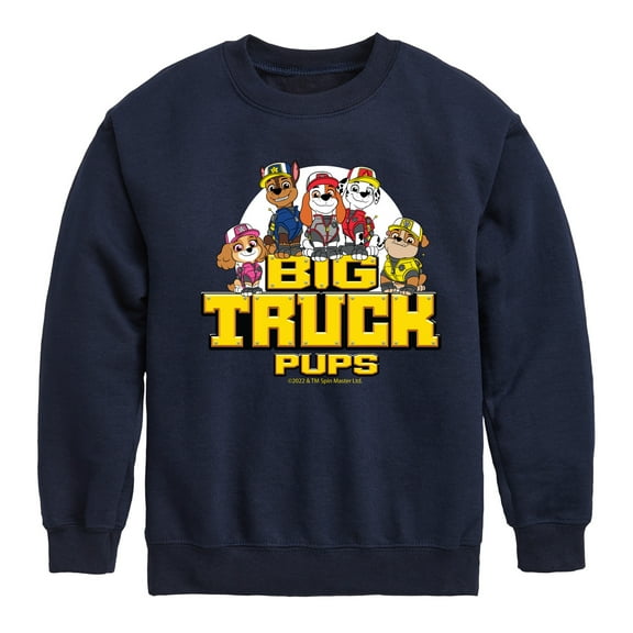 Paw Patrol - Big Truck Pups - Toddler And Youth Crewneck Fleece Sweatshirt