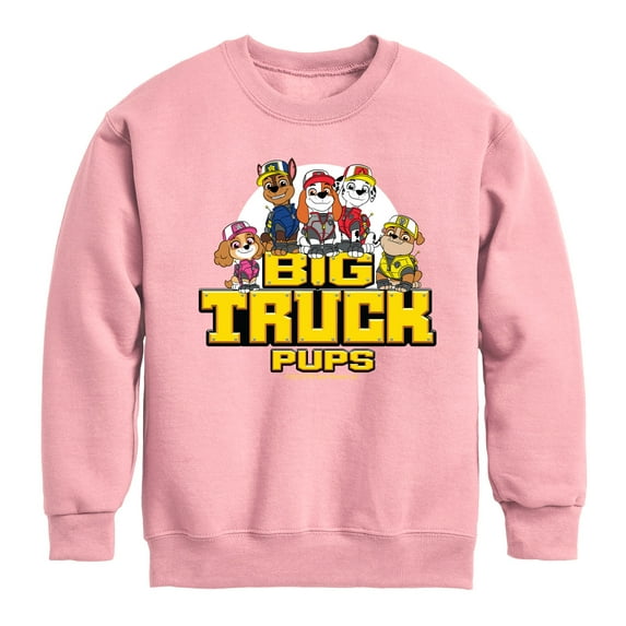 Paw Patrol - Big Truck Pups - Toddler And Youth Crewneck Fleece Sweatshirt