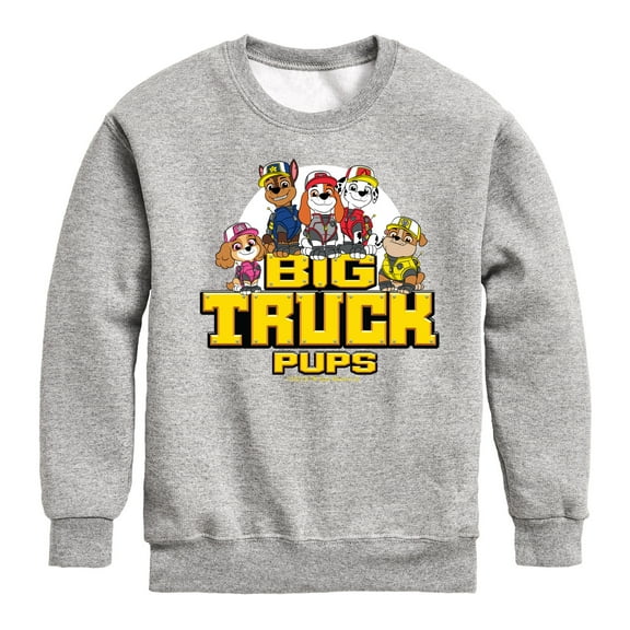 Paw Patrol - Big Truck Pups - Toddler And Youth Crewneck Fleece Sweatshirt