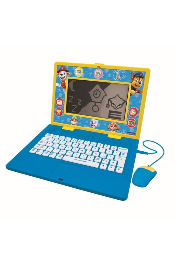 - Paw Patrol - Bilingual and Educational Laptop English/Spanish - Toy for Children, 170 Activities to Learn, Play Games and Music, Large Screen -