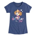 thumbnail image 1 of Paw Patrol - Birthday Girl - Youth Girls Fitted Short Sleeve T-Shirt, 1 of 5