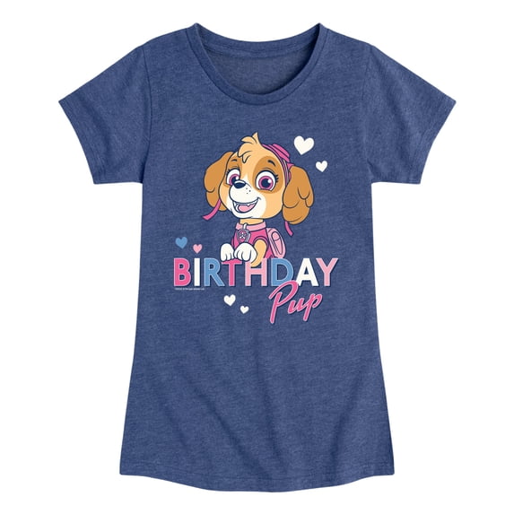 Paw Patrol - Birthday Girl - Youth Girls Fitted Short Sleeve T-Shirt