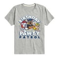 thumbnail image 1 of Paw Patrol - Birthday Pawty Patrol - Toddler And Youth Short Sleeve Graphic T-Shirt, 1 of 6
