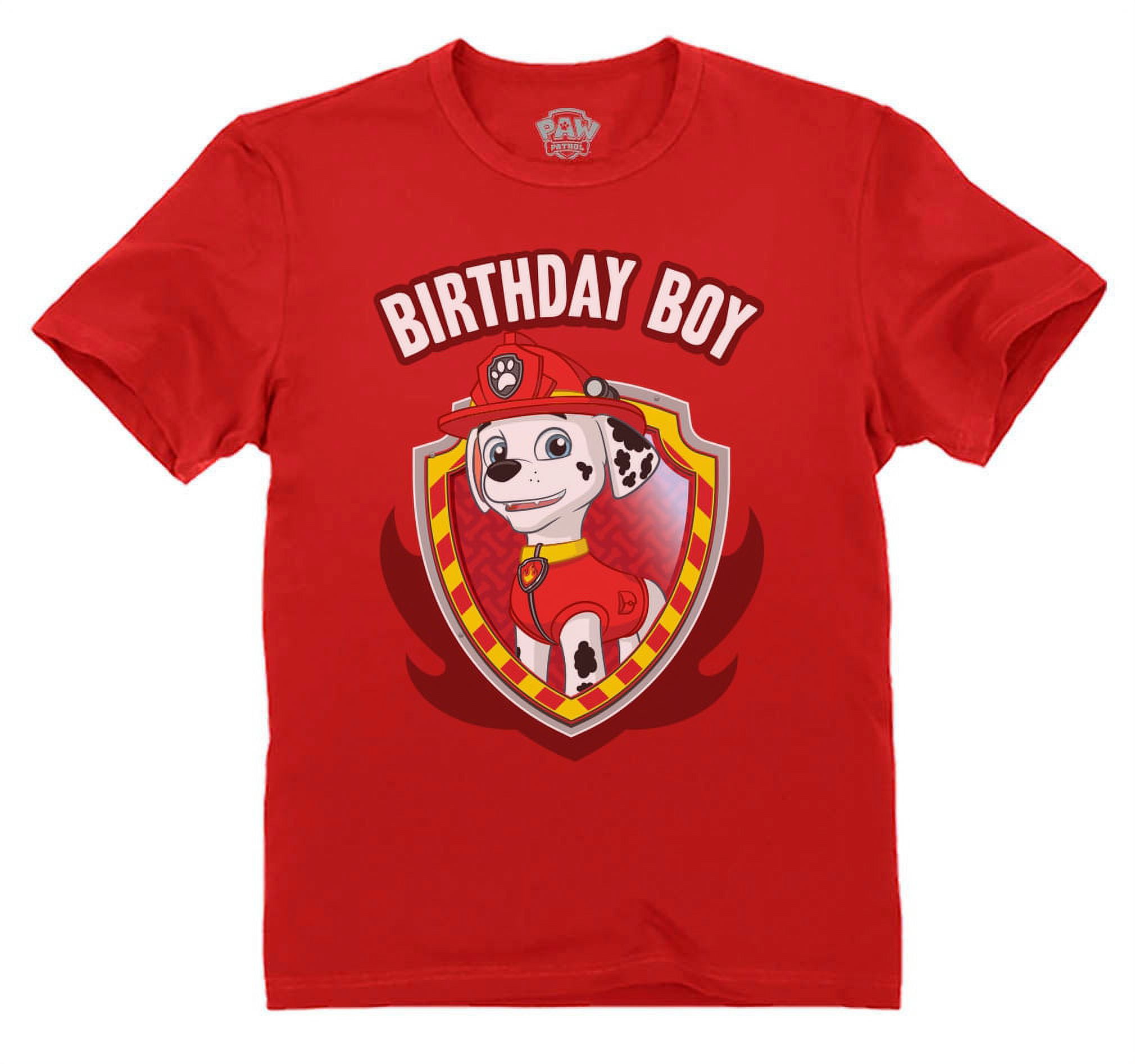 Paw Patrol Birthday Shirt For Boys Toddler Birthday