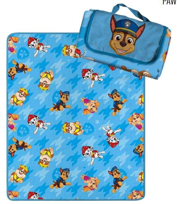 Paw Patrol Blue Rescue Kids Outdoor Blanket, 50 x 60 inches
