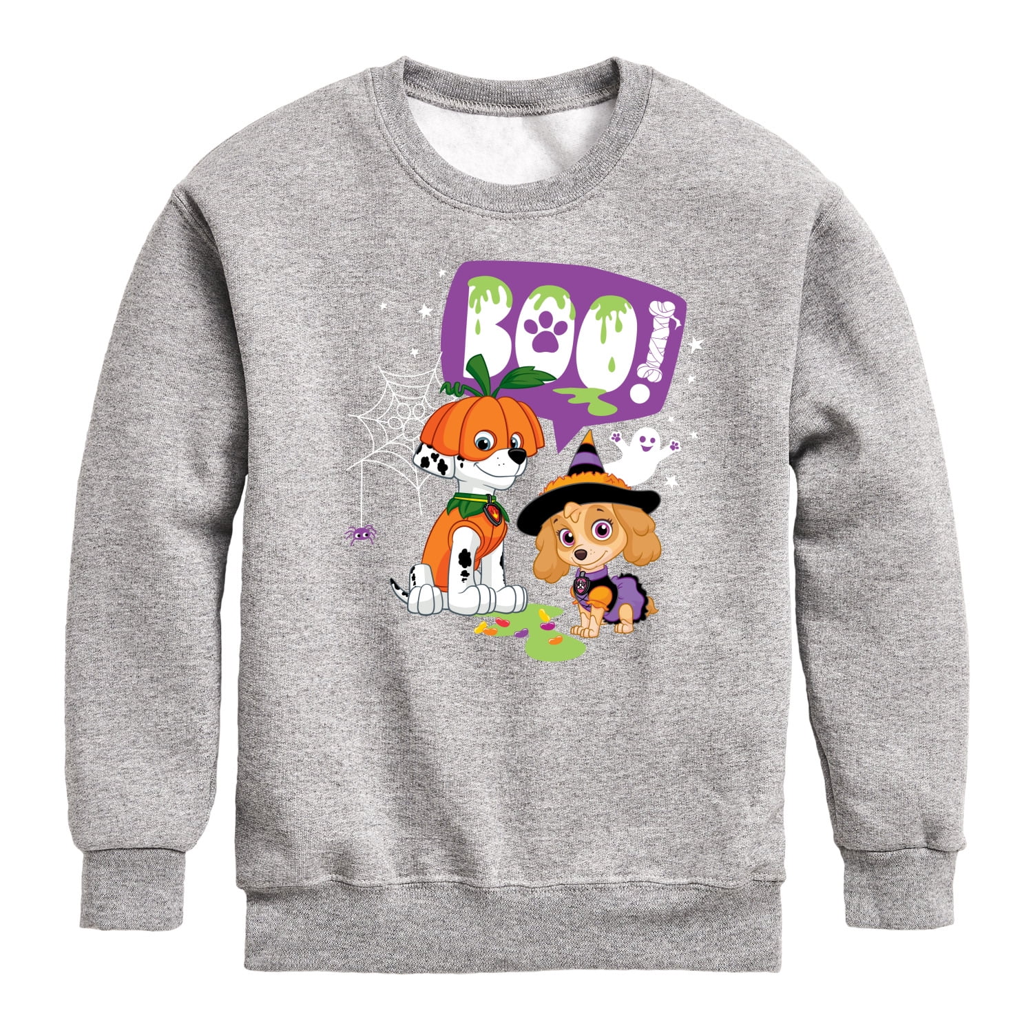Gray BOO Crewneck Sweatshirt