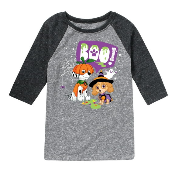 Paw Patrol - Boo - Toddler And Youth Raglan Graphic T-Shirt