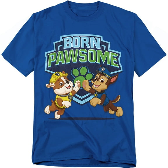 Paw Patrol T-Shirt Born Pawsome Unisex Graphic Tee For Men & Women