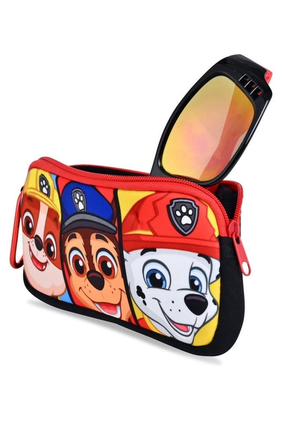 Boy's Sunglasses With Zippered Case and Carabiner