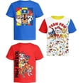 thumbnail image 1 of Nickelodeon Paw Patrol Boys Graphic T-Shirts, Toddler Boys Short Sleeve Shirts, Blue/White/Red, 3 Pack, 1 of 6