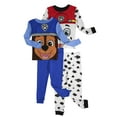 thumbnail image 1 of Paw Patrol Boys 4 Piece Cotton Pajama Set, Blue/Red, Size: 2T, Nickelodeon, 1 of 13