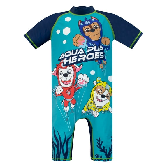 Paw Patrol Boys Aqua Pups Surfsuit Blue 2T-8