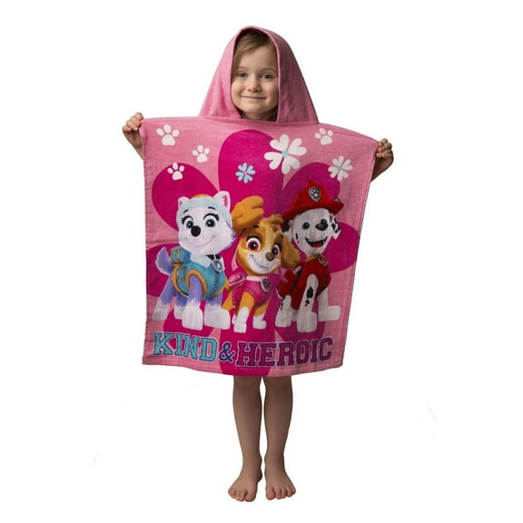Paw Patrol Boys/Girls Kind And Heroic Hooded Towel