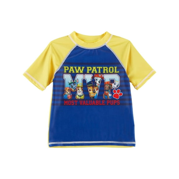 Paw Patrol Boys' MVP Rash Guard (Toddler Boys)