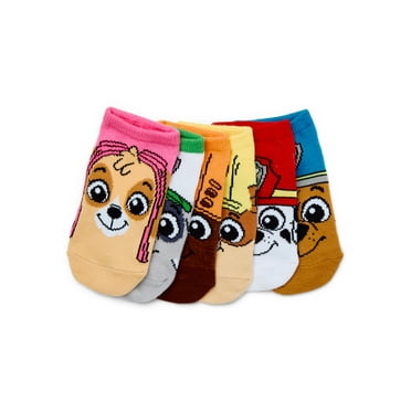 Paw Patrol Boys No-Show Socks, 6-Pack, Sizes S-L
