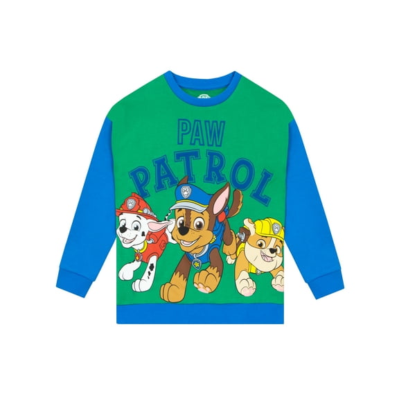 Paw Patrol Boys Sweatshirt Green Sizes 2-8