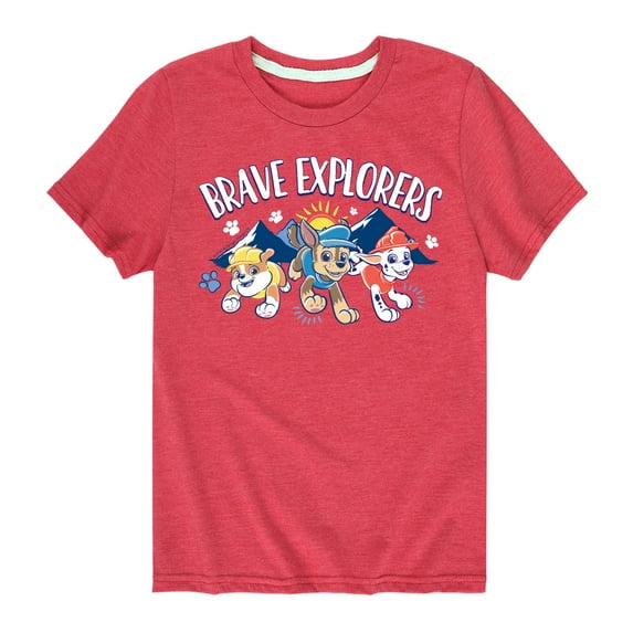Paw Patrol - Brave Explorers - Toddler And Youth Short Sleeve Graphic T-Shirt