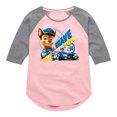 thumbnail image 1 of Paw Patrol - Brave Pup - Toddler And Youth Girls Raglan Graphic T-Shirt, 1 of 6