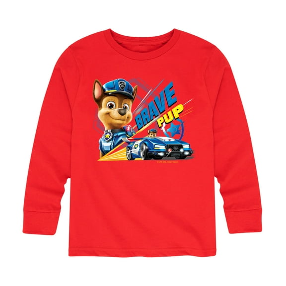 Paw Patrol - Brave Pup - Toddler And Youth Long Sleeve Graphic T-Shirt