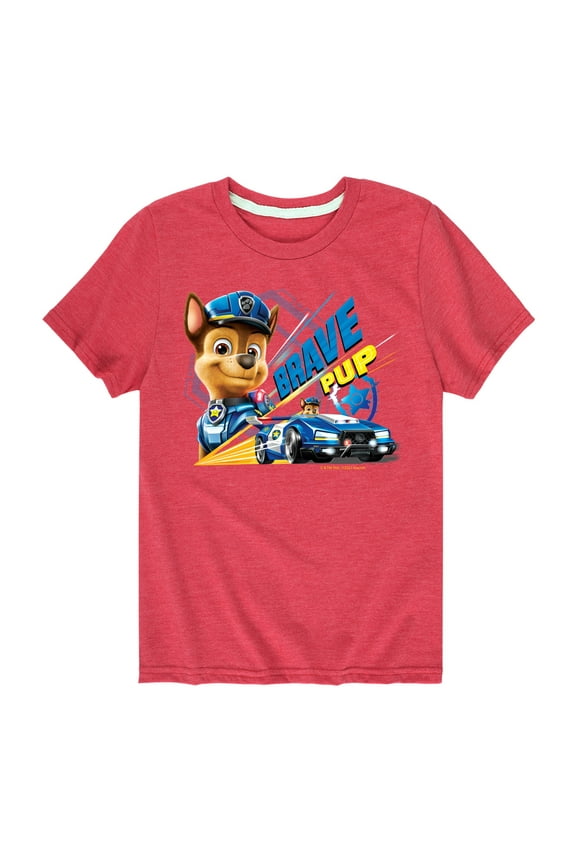 - Brave Pup - Toddler And Youth Short Sleeve Graphic T-Shirt