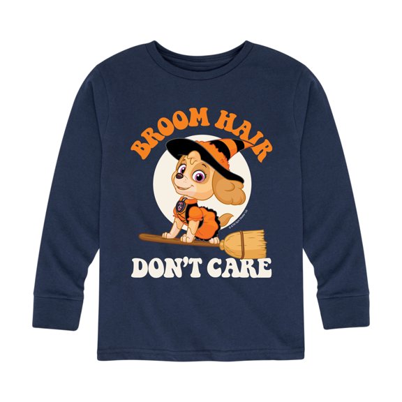 Paw Patrol - Broom Hair Don't Care - Toddler And Youth Long Sleeve Graphic T-Shirt