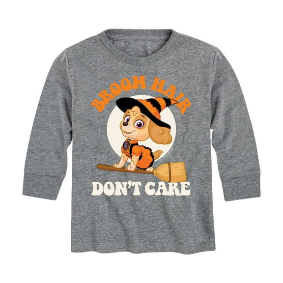 Paw Patrol - Broom Hair Don't Care - Toddler And Youth Long Sleeve Graphic T-Shirt