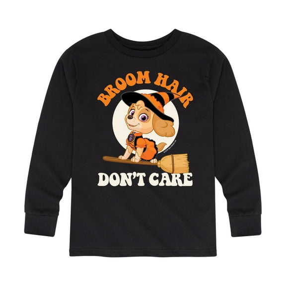 Paw Patrol - Broom Hair Don't Care - Toddler And Youth Long Sleeve Graphic T-Shirt
