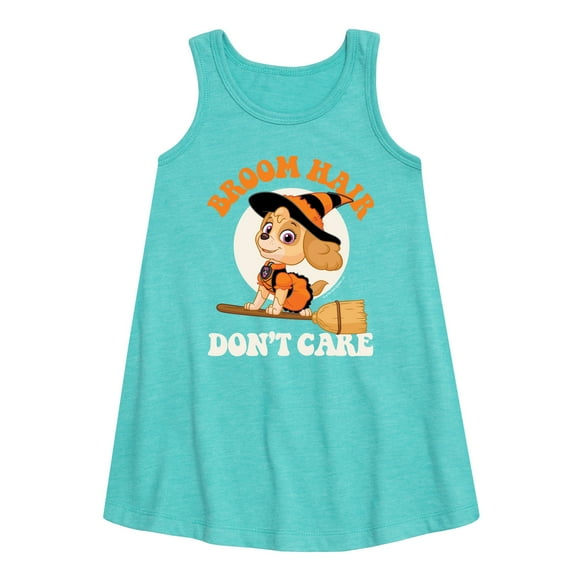 Paw Patrol - Broom Hair Don’t Care - Toddler and Youth Girls A-line Dress